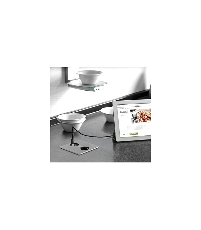 Gniazdo Duplex 1xSchuko USB A+C nierdz.