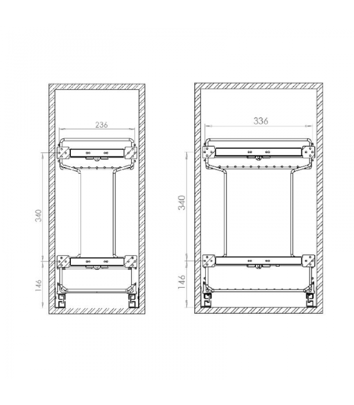 Cargo niskie MATRIX 400 efekt chromu