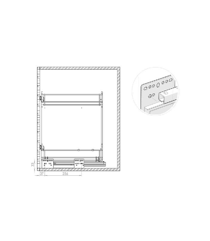 Cargo niskie MATRIX 400 efekt chromu