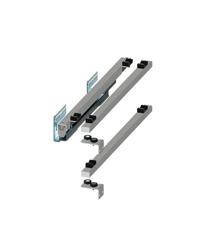 VARIANT MULTI System jezdny boczny lewy Rejs Push L-450 metal lakier srebrny DS