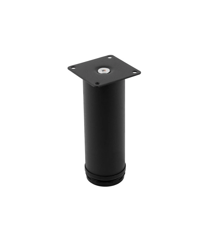 Nóżka meblowa DN-795 H-150 P2 okrągła CZARNA