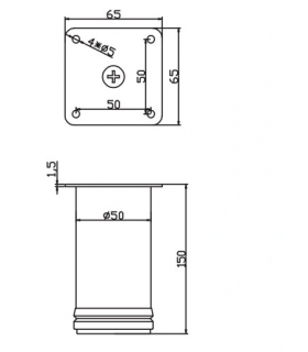 nozka-meblowa-dn-795-h-150-p2-okragla-czarna