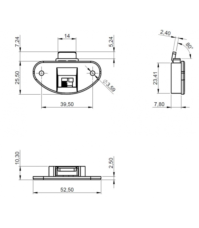 Wózek plastikowy górny czarny