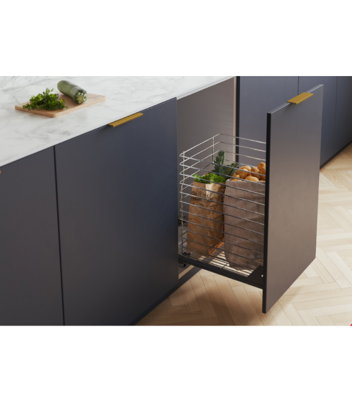 VARIANT MULTI Kosz dolny cargo mini jednopoziomowe 600 L-450 metal lakier biały