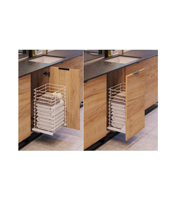 VARIANT MULTI Kosz dolny cargo mini jednopoziomowe 500 L-300 metal lakier biały