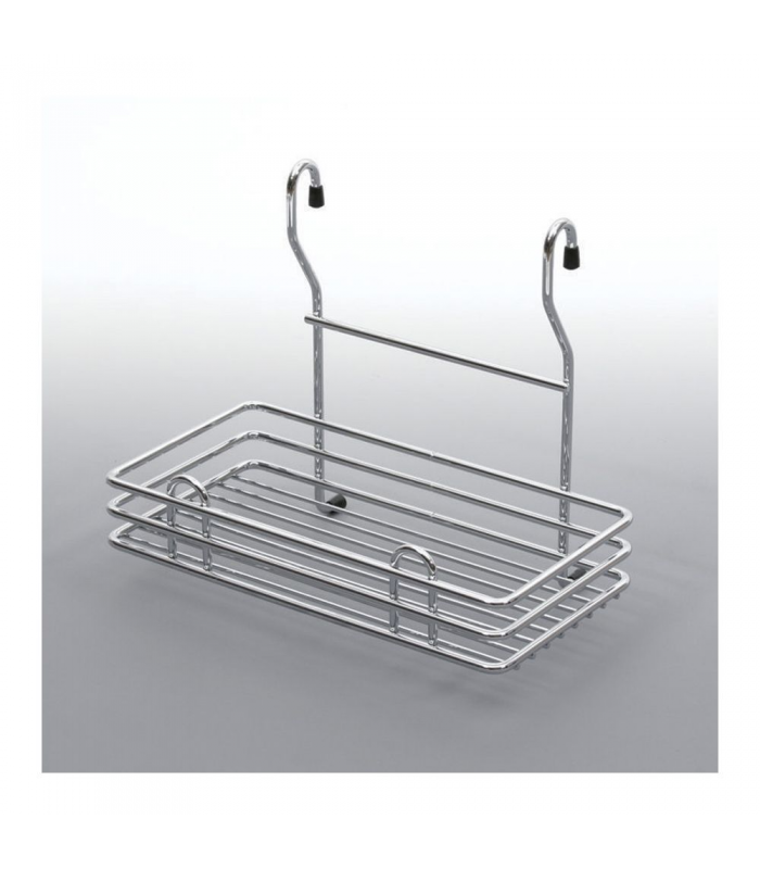 Koszyk zawieszkowy pojedynczy mały metal chrom