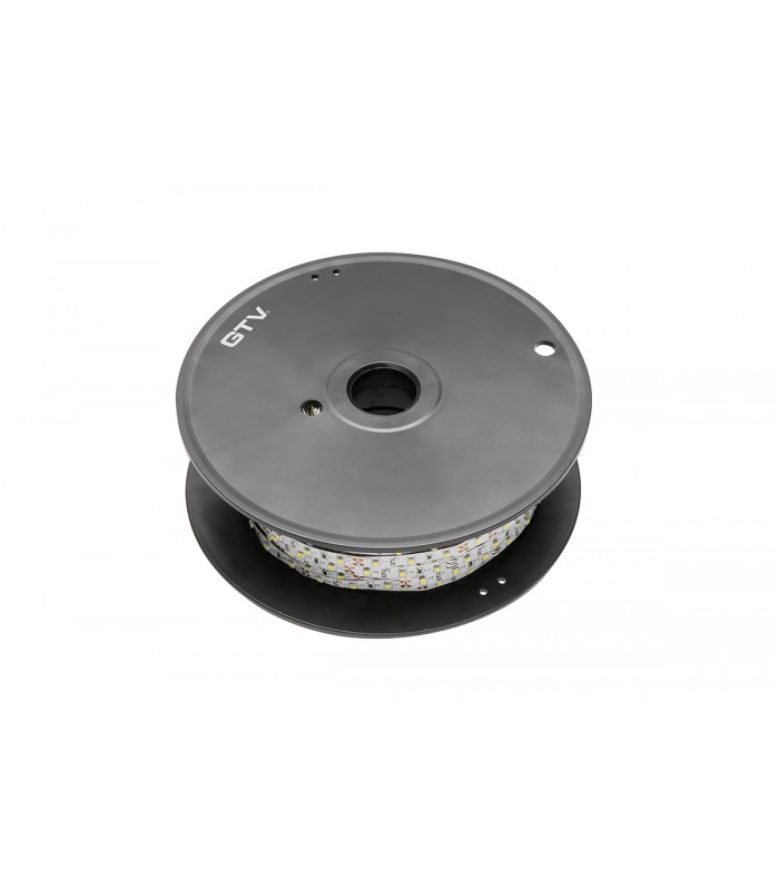 Flash 2835, 300 LED 30W ciepły biały, bez żelu 8mm, rolka 50m, 12V