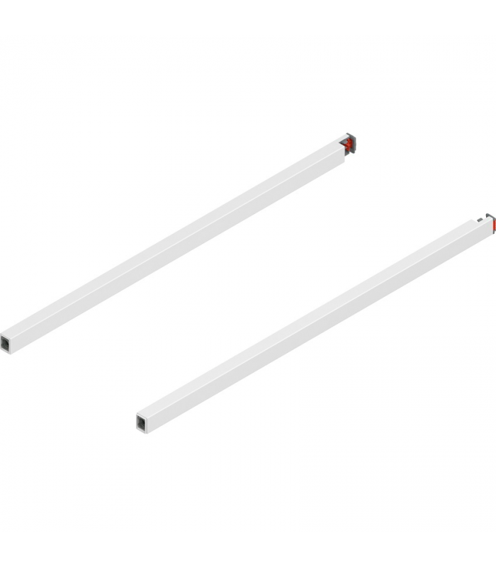 Reling podłużny MERIVOBOX  L-500 mm, lewy/prawy ZR4.450RS.ERE jedwabiście biały