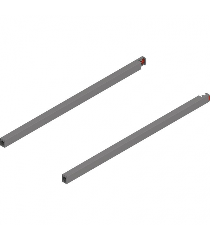 Reling podłużny MERIVOBOX  L-450 mm, lewy/prawy ZR4.450RS.ERE szary indium mat
