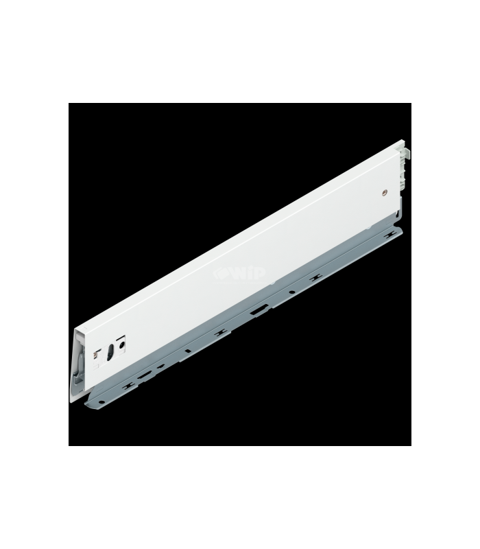 Bok MERIVOBOX, H-91, L-500 mm, prawy, jedwabiście biały mat 470M5002S