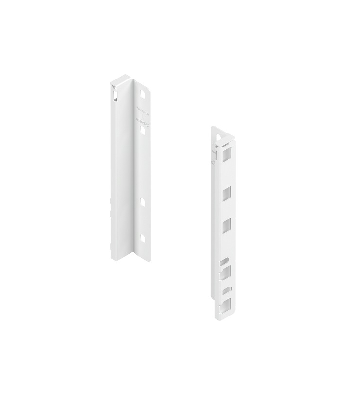 Uchwyt drewnianej ścianki tylnej MERIVOBOX, H-209, prawy+lewy ZB4E000S jedwabiście biały