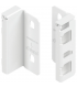 Uchwyt drewnianej ścianki tylnej MERIVOBOX, H-108, prawy+lewy ZB4M000S jedwabiście biały