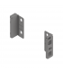Uchwyt drewnianej ścianki tylnej MERIVOBOX, H-108, prawy+lewy ZB4M000S szary indium mat