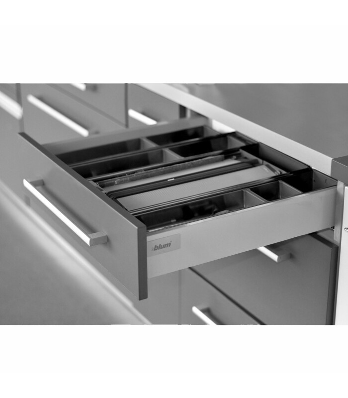 Komplet szuflady Tandembox Antaro 500 niska M szara