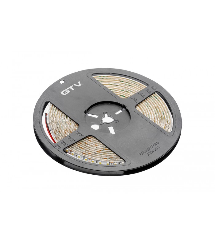 Flash 3528, 600 LED 48W zimny biały, bez żelu 8mm, rolka 5m, 12V