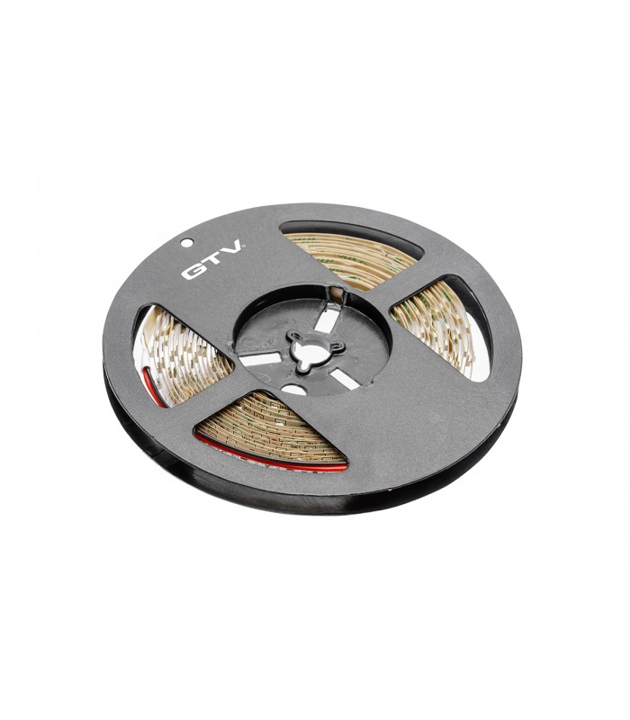 Flash 3528, 600 LED 48W ciepły biały, bez żelu 8mm, rolka 5m, 12V