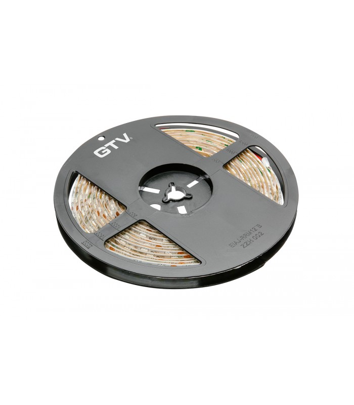 Flash 5050, 300 LED 72W zimny biały, bez żelu 10mm, rolka 5m, 12V