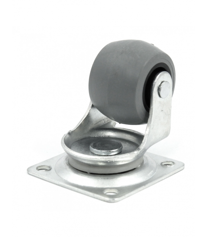 Kółko fi30 łożyskowane obrotowe  guma