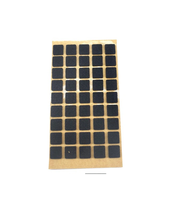 Podkładka filcowa czarna 14x14mm kwadrat