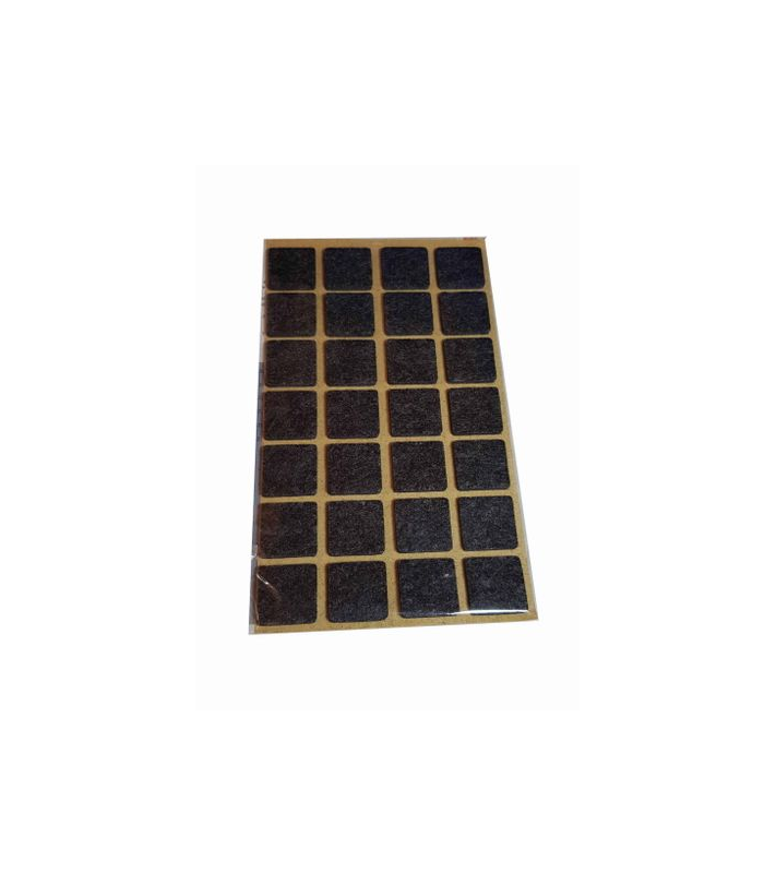 Podkładka filcowa czarna 20x20mm kwadrat