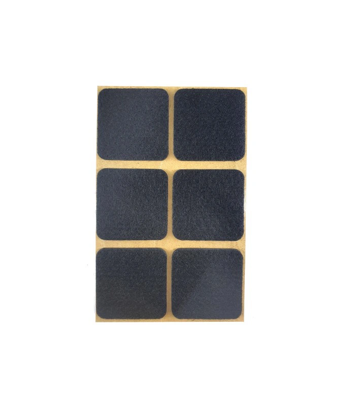 Podkładka filcowa czarna 40x40mm kwadrat