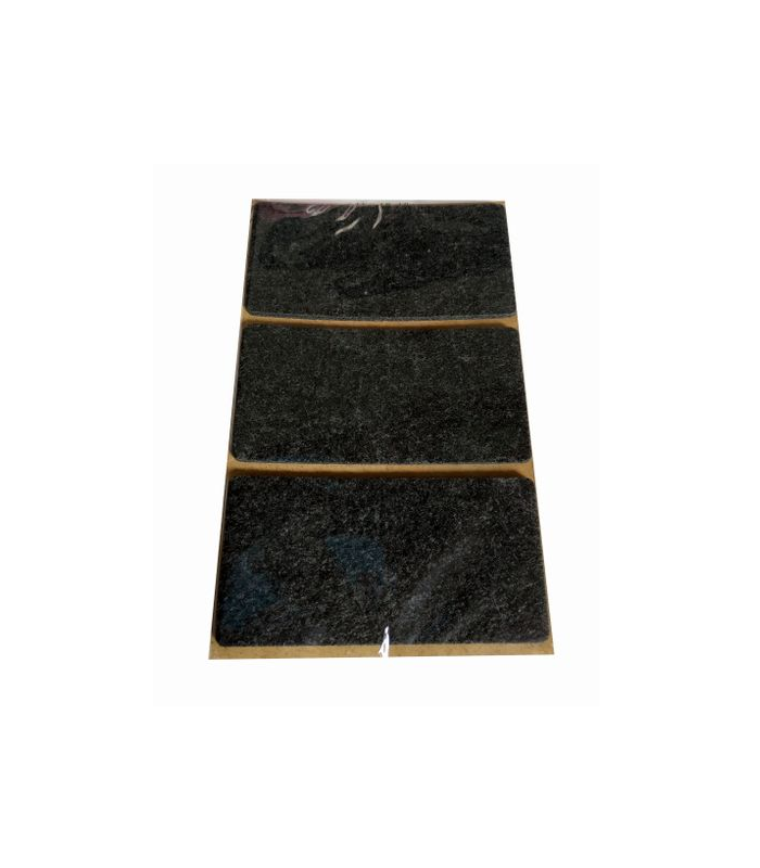 Podkładka filcowa czarna 50x100mm prostokąt