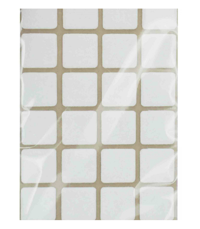 Podkładka filcowa biała 20x20mm kwadrat