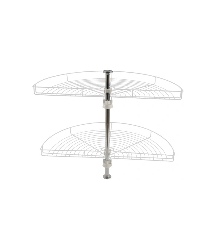 Kosz OBROTOWY 1/2 750 srebrny