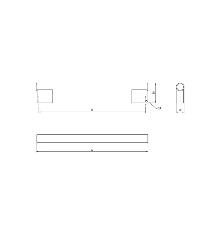 Uchwyt 192/198mm BSN A110
