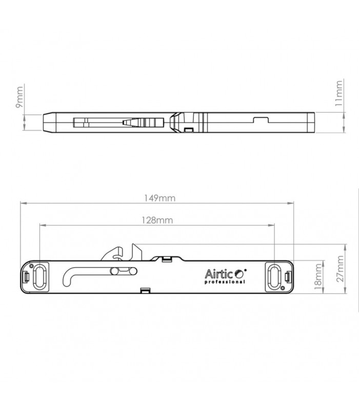 AirticBOX Slim spowalniacz do prowadnic rolkowych