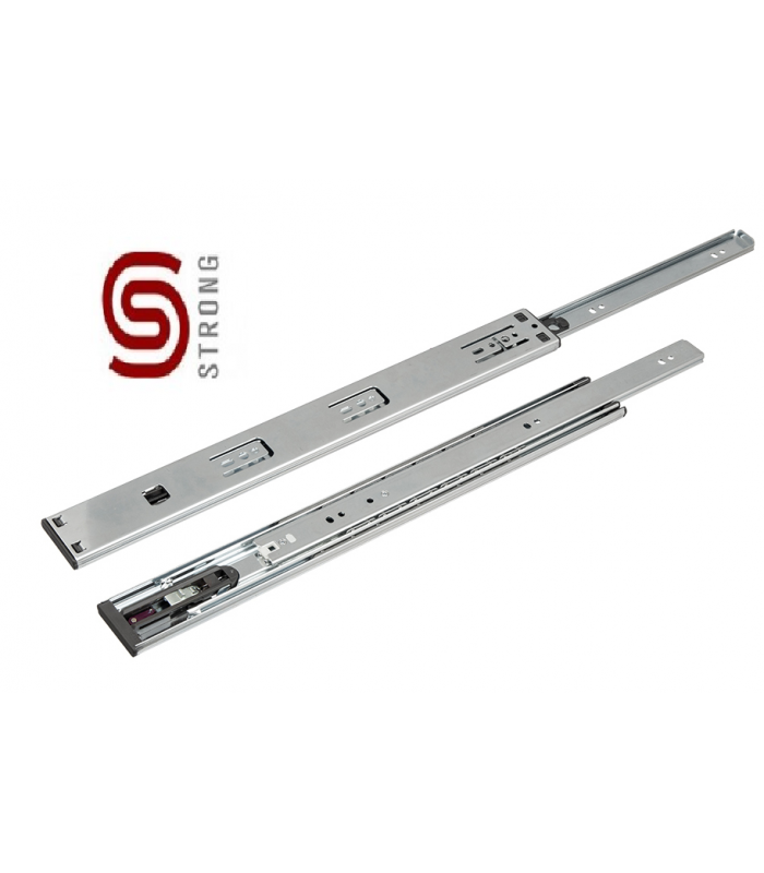 Strong prowadnica 450mm 45kg push to open (KICK)