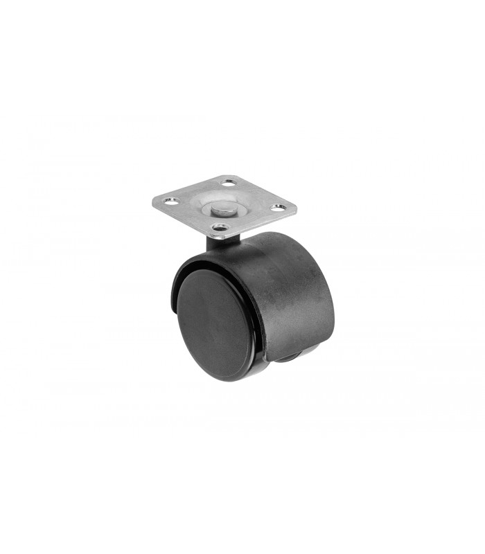 Kółko fi40mm bez hamulca czarne