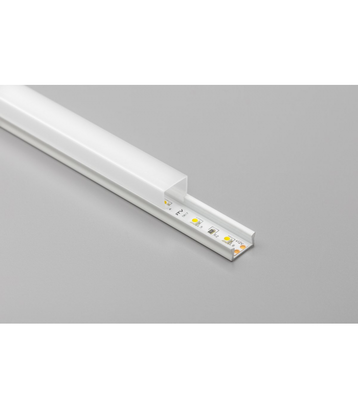 Profil aluminiowy LED nakładany GLAX mini 3,05m biały
