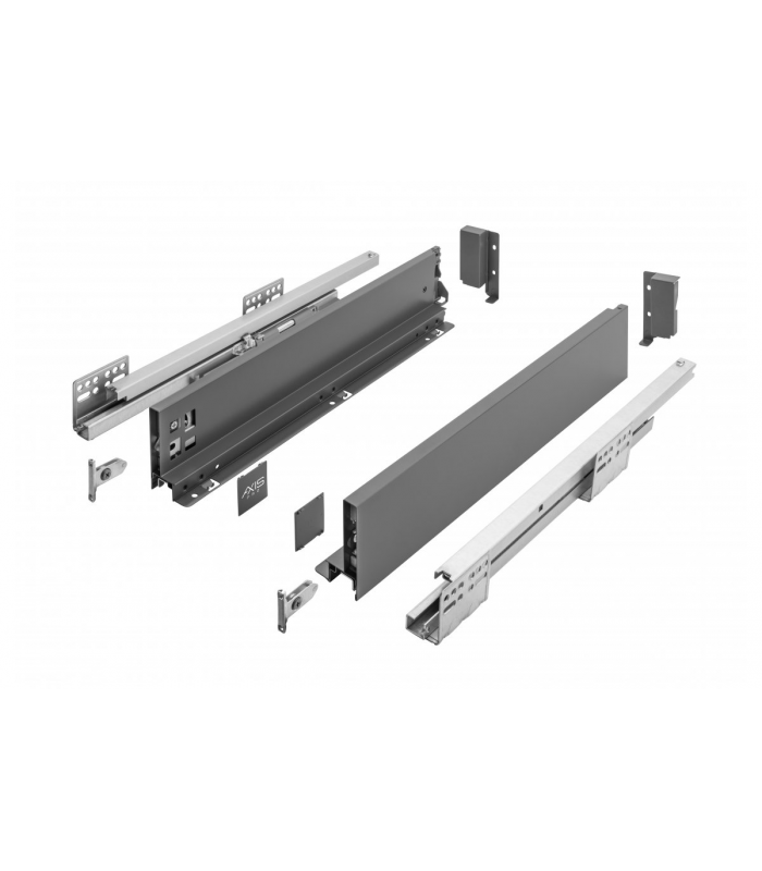Szuflada AXISPRO 300mm antracyt średnia H116
