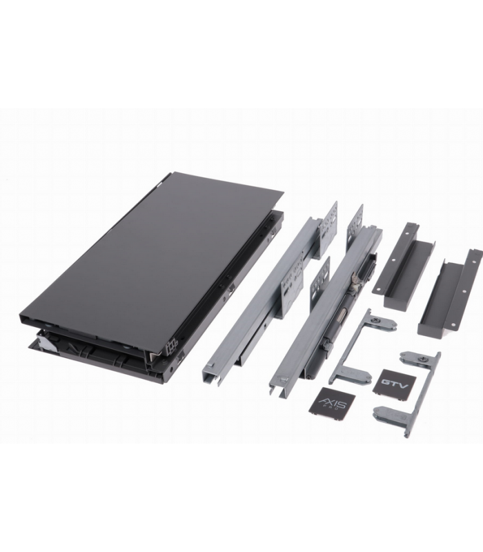 Szuflada AXISPRO 400mm antracyt wysoka H167