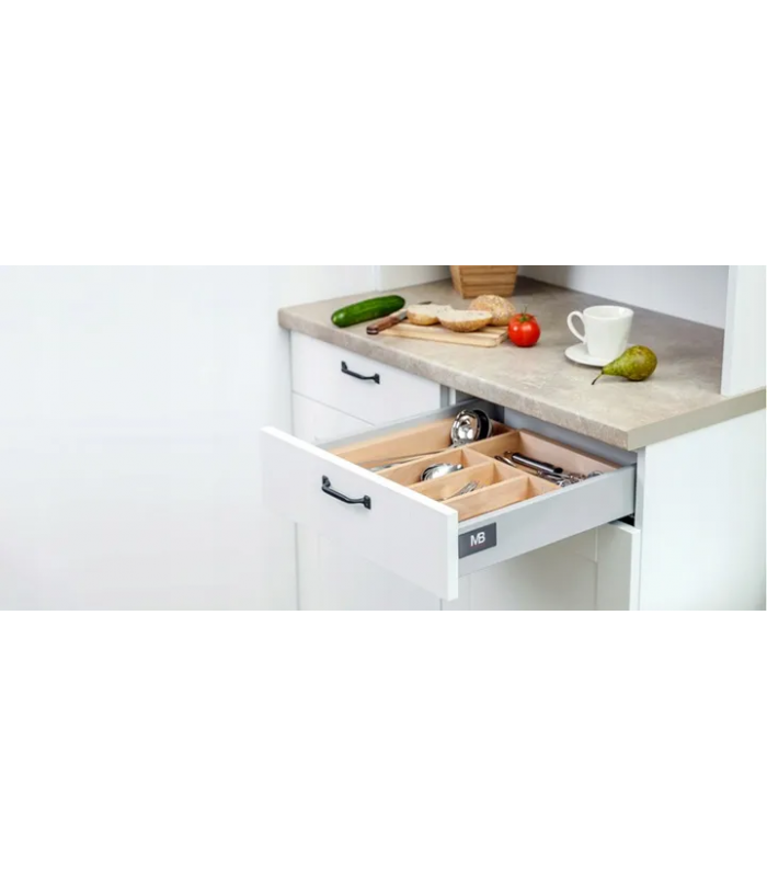 Modern Box H68mm L450mm szara pod piekarnik