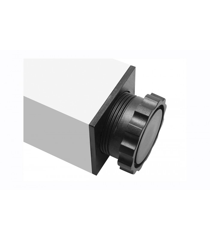 Noga meblowa aluminiowa 46x46x710mm kwadratowa ze stopką regulacyjną