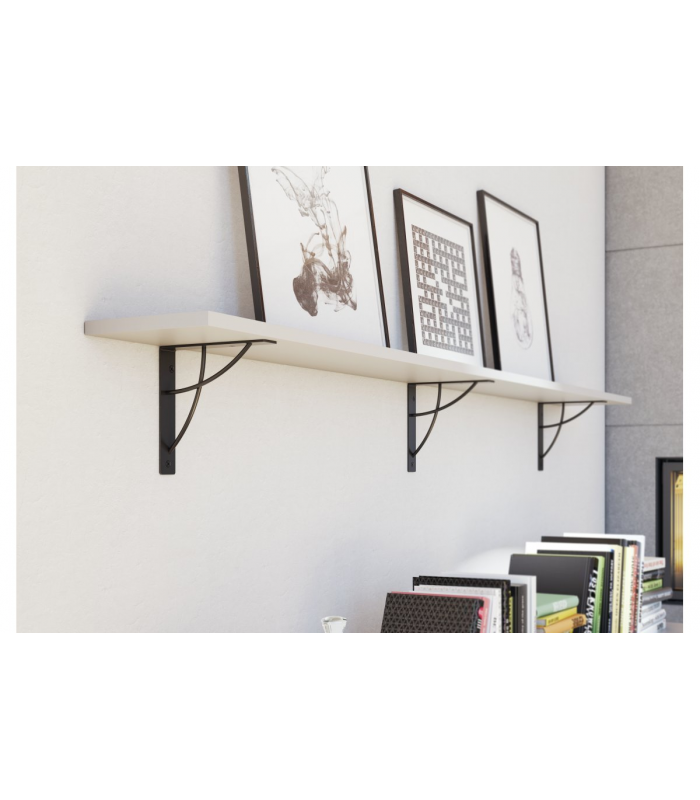 Podpórka do półki NEO 18x18cm czarny mat