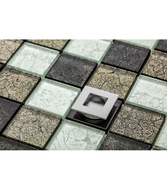 Uchwyt aluminium wpuszczany kwadratowy