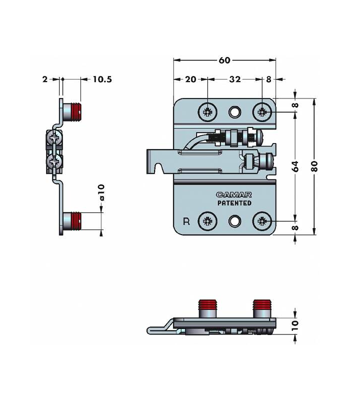 ZESTAW ZAWIESZKI 807 DO SZAFEK DOLNYCH