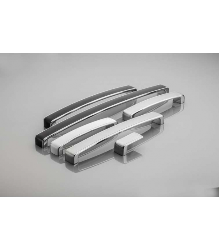 Uchwyt znalowy MONZA rozstaw 256 mm CZARNY