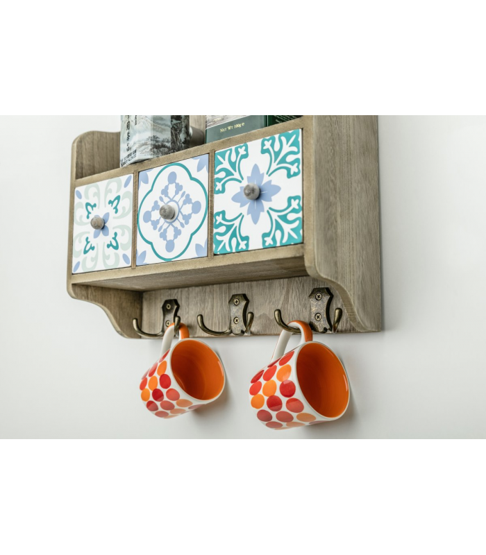 Wieszak antyczny mosiądz