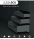 Szuflada ULTRABOX 400mm H167 grafit