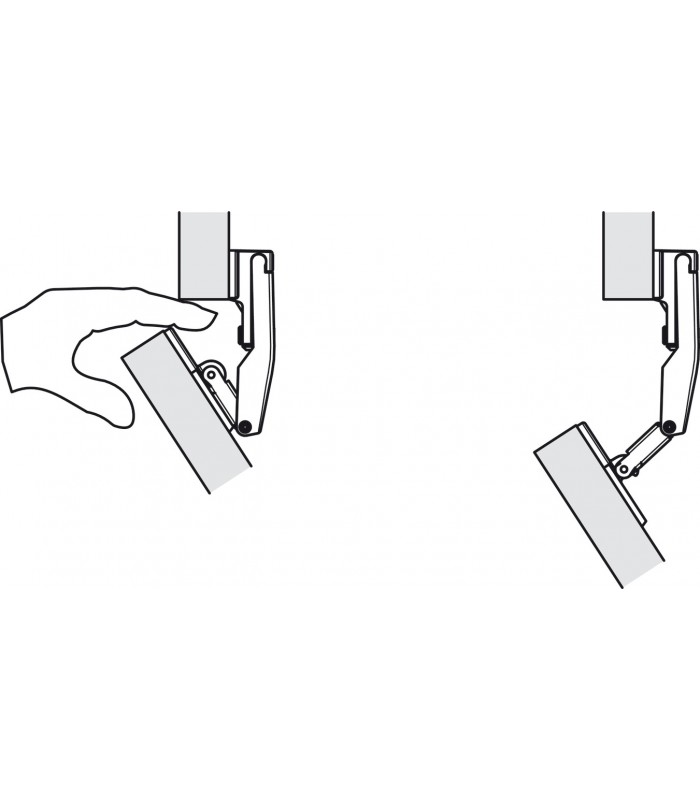 Zawias ŚRODKOWY FREE FOLD/senso euro