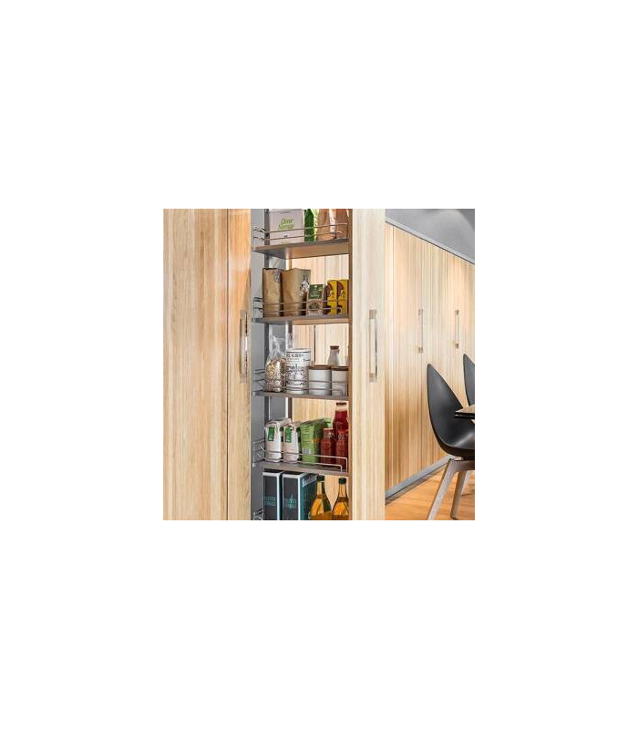 Cargo MAXI 6-półkowe do szafki 300mm srebrny (wys. 1910mm-2110mm)