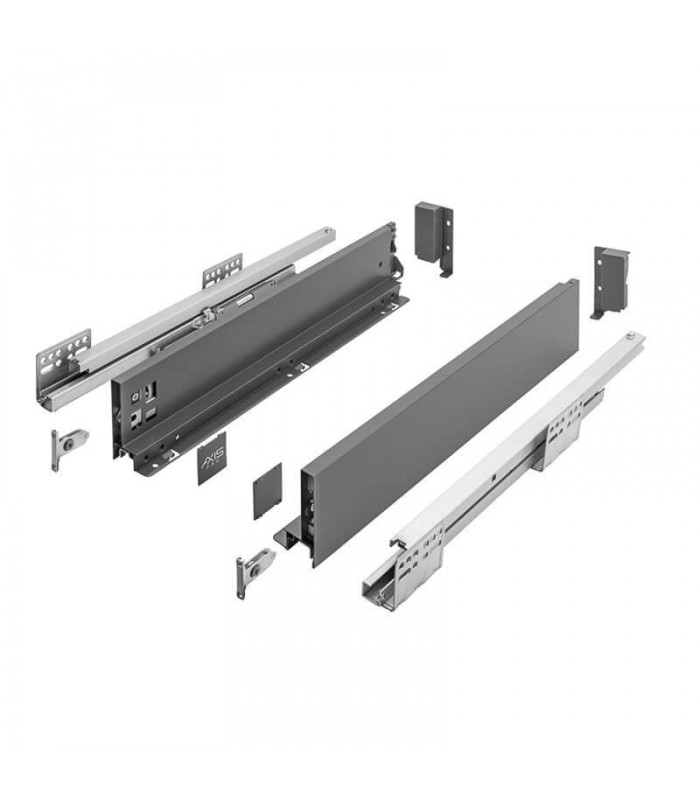 Szuflada AXISPRO 550mm antracyt H86 niska