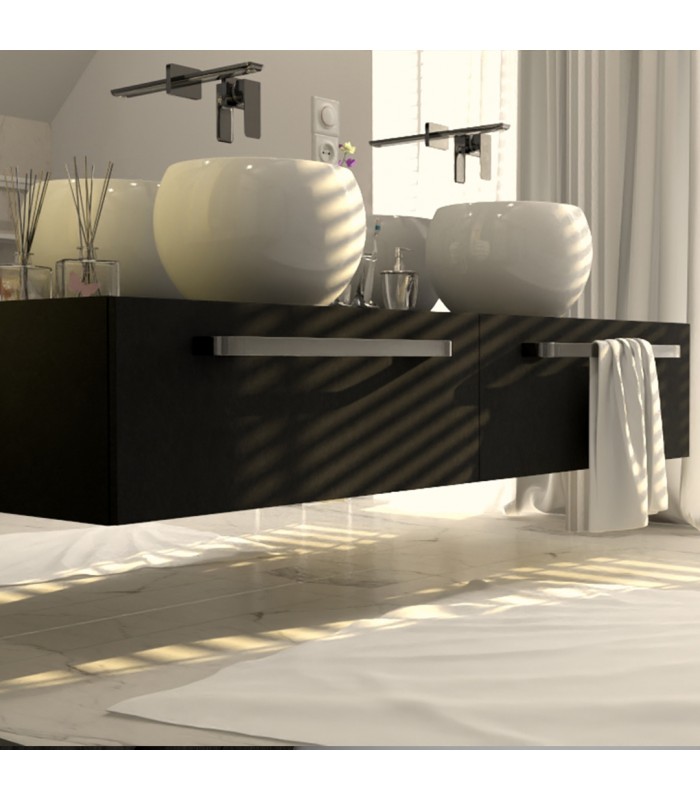 M81048 AQUAAKRYL KAMIEŃ CZARNY METALIK