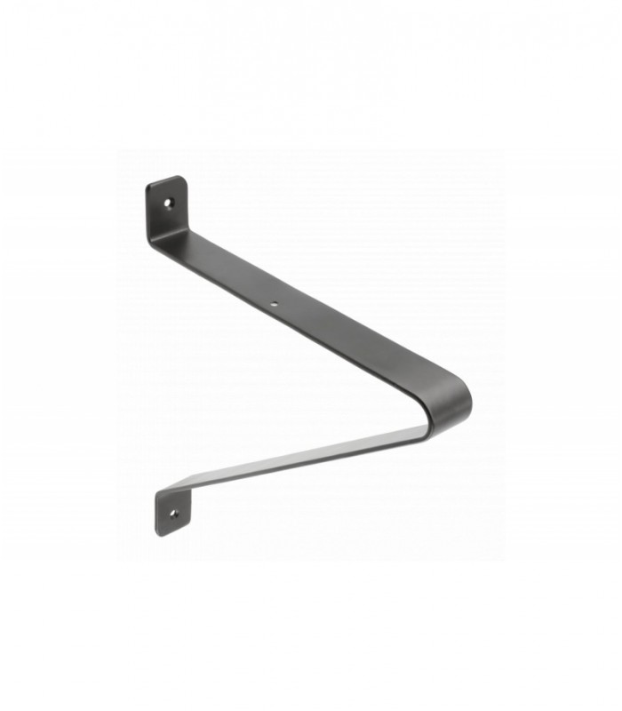 Podpórka do półki GALA, 25x22, czarny mat