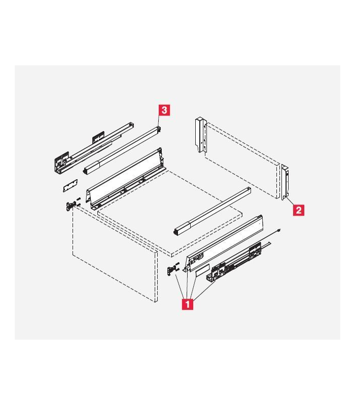 COMFORT BOX L-550 SREBRNY