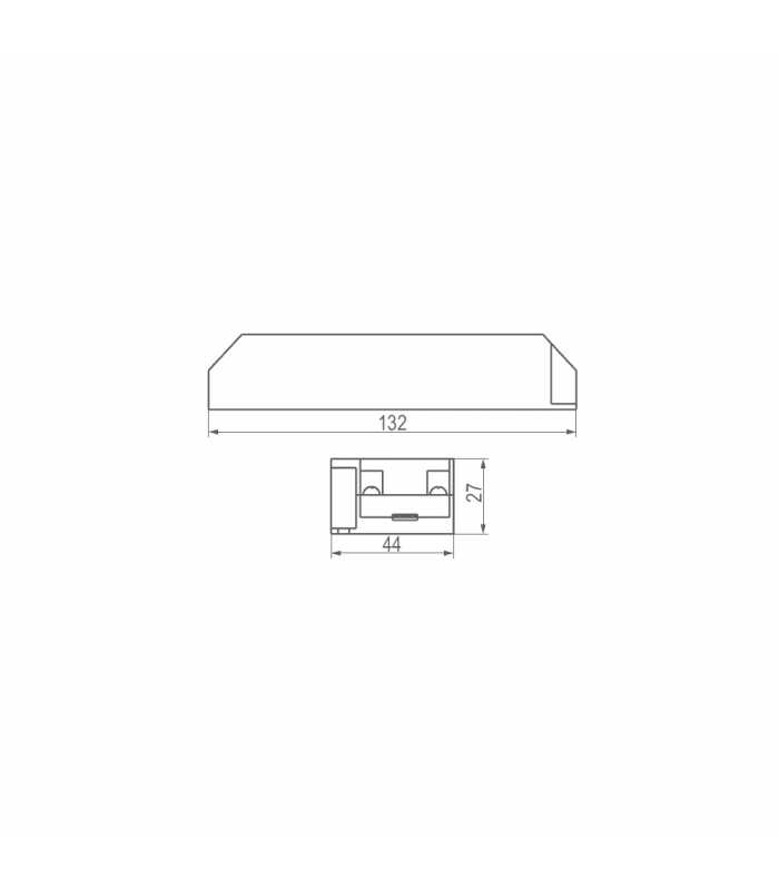 Zasilacz LED 12V, 33W, input 220-240VAC, IP20